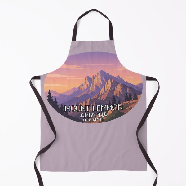 Item preview, Mount Lemmon Arizona Sunset Landscape | Catalina Mountains Vintage Travel Art Elevation 9171 ft designed and sold by SimplyJasper.
