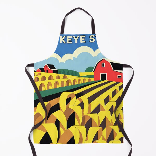 Item preview, Iowa - Vintage travel poster in the style of Fernand Léger designed and sold by PrintableTravel.