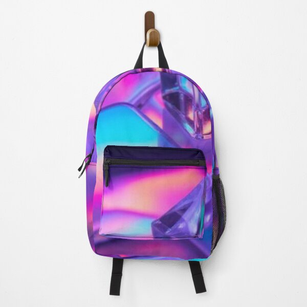 Item preview, Neon Holographic Glass Art Abstract designed and sold by Nika Art Studio.