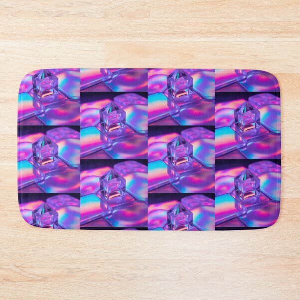 Item preview, Neon Holographic Glass Art Abstract designed and sold by Nika Art Studio.