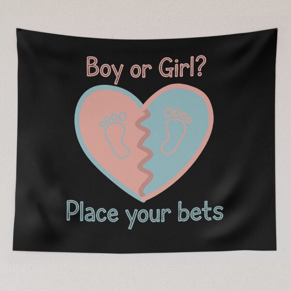 Item preview, Gender Reveal Boy Or Girl Place Your Bets Baby designed and sold by LuminOrb.