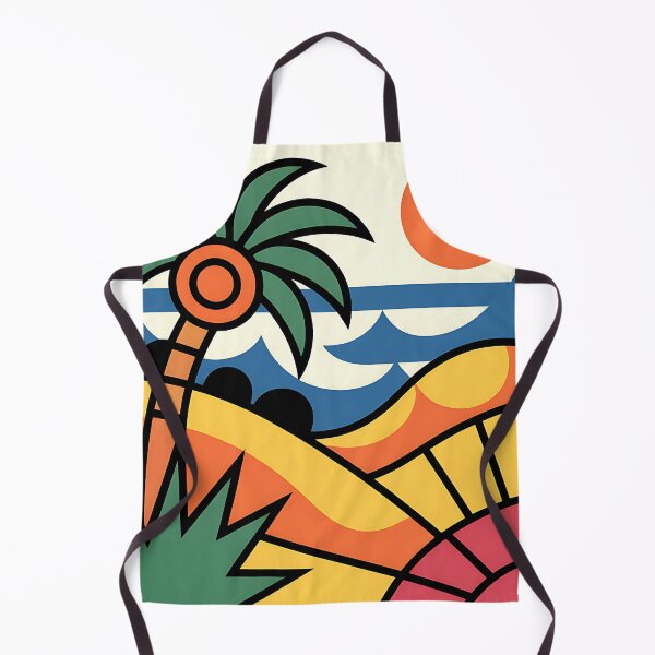Item preview, California - Vintage travel poster in the style of Fernand Léger designed and sold by PrintableTravel.