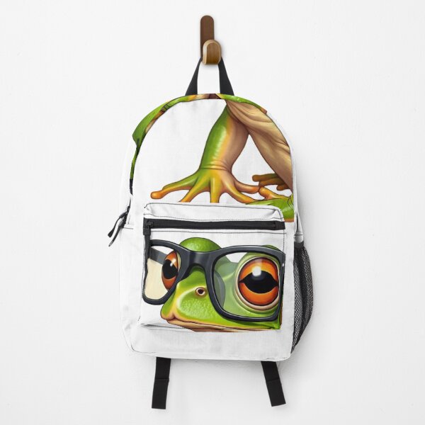 Item preview, Cool Realistic Frog Wearing Black Glasses Art designed and sold by Hafcishop.