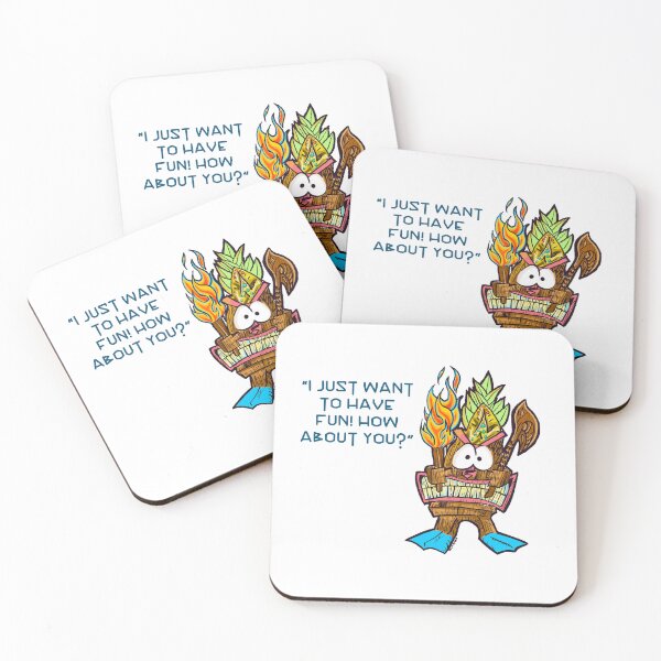 Item preview, Fun the Tiki Funster – "I Just Want to Have Fun! How About You?" | Tropic of Funsters designed and sold by NeatlineFX.