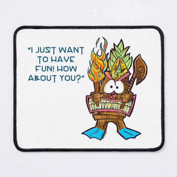 Item preview, Fun the Tiki Funster – "I Just Want to Have Fun! How About You?" | Tropic of Funsters designed and sold by NeatlineFX.