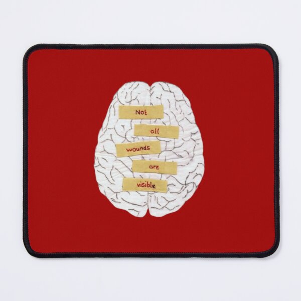 Item preview, not all wounds are visible brain designed and sold by indie cottage.