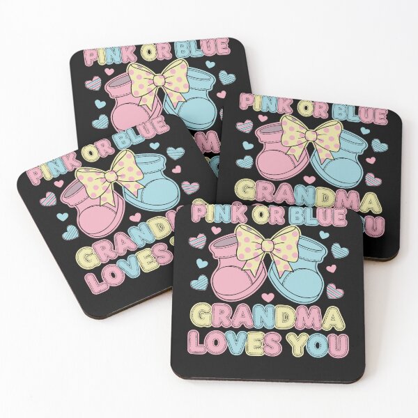 Item preview, Gender Reveal Pink Or Blue Grandma Loves You Baby designed and sold by LuminOrb.