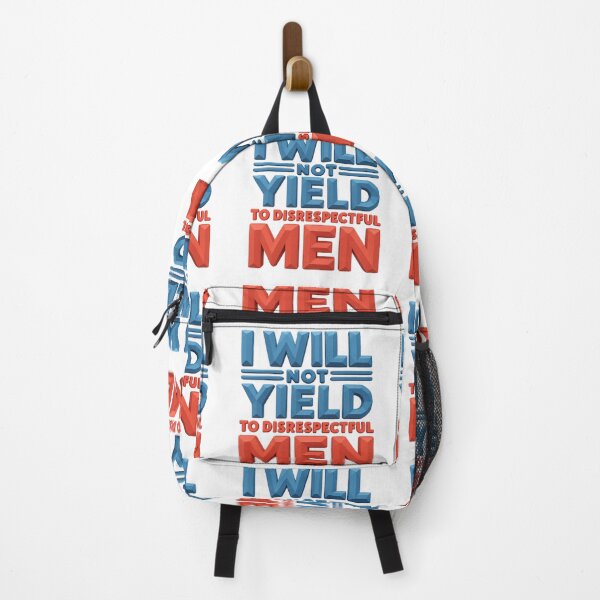 Item preview, I Will Not Yield Empowering Feminist Quote Statement T-Shirt designed and sold by MerchlyMike.