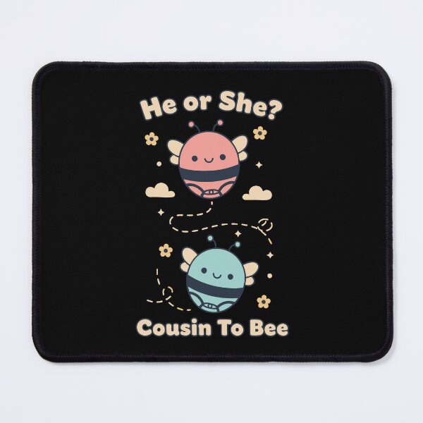 Item preview, Gender Reveal Baby Shower He Or She Cousin To Bee designed and sold by LuminOrb.