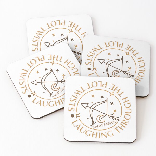 Item preview, Sagittarius - laughing through the plot twists designed and sold by Moonela.