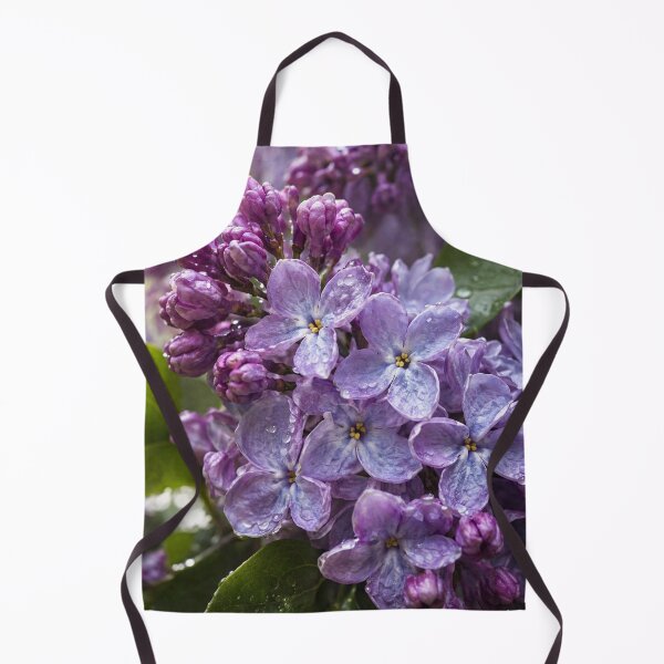 Item preview, Lilac Flowers with Raindrops - Spring Botanical Photography designed and sold by ChiefMomCo.