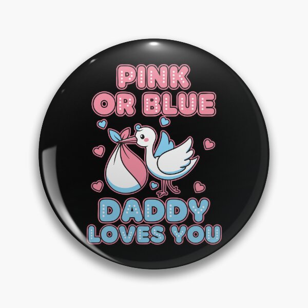 Artikelvorschau, Gender Reveal: Rosa oder Blau? Papa liebt dich, Baby! entworfen und verkauft von LuminOrb.