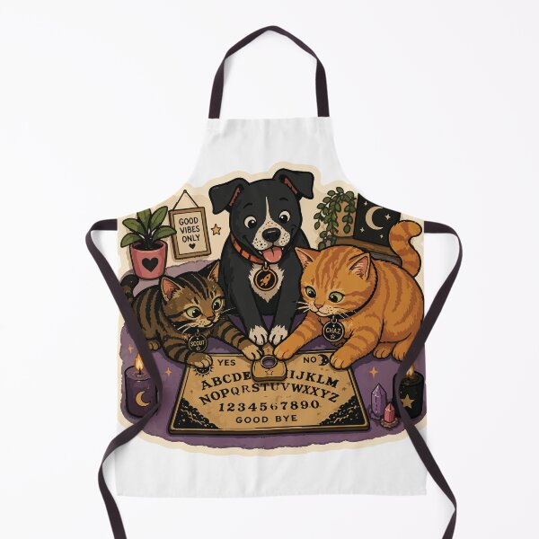 Item preview, Spooky Pets Ouija Board Cats Dog designed and sold by RocketDogArtStudio.