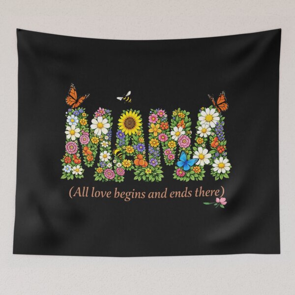 Item preview, Nana Floral Butterfly Bee Love Quote designed and sold by Tsugraf Designs.