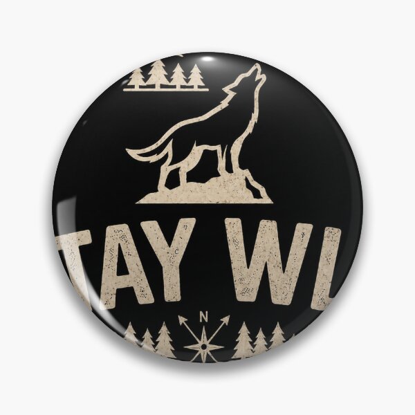 Artikelvorschau, Stay Wild Wolf – Natur Abenteuer Design entworfen und verkauft von JA World - Art & Design.