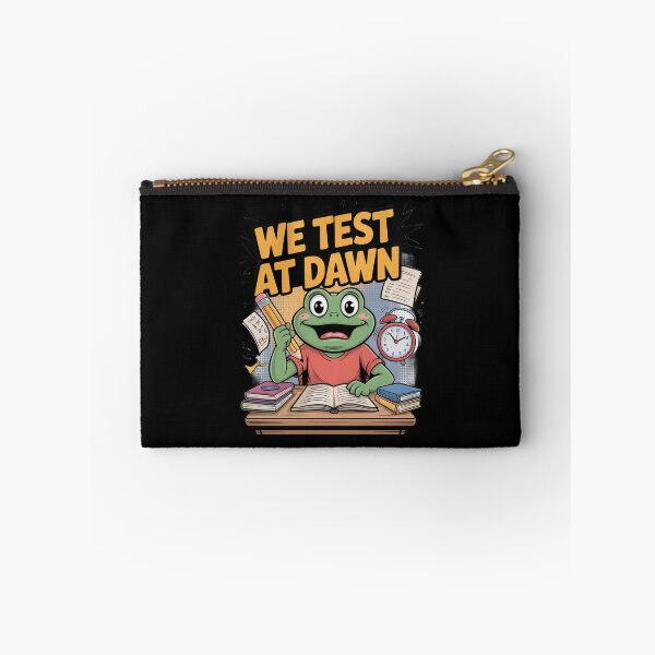 Item preview, We Test At Dawn Funny Frog Test Day designed and sold by Naitsebas.