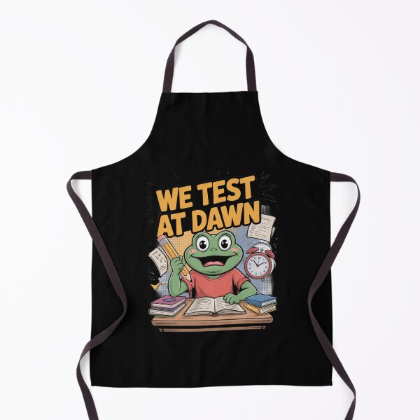 Item preview, We Test At Dawn Funny Frog Test Day designed and sold by Naitsebas.