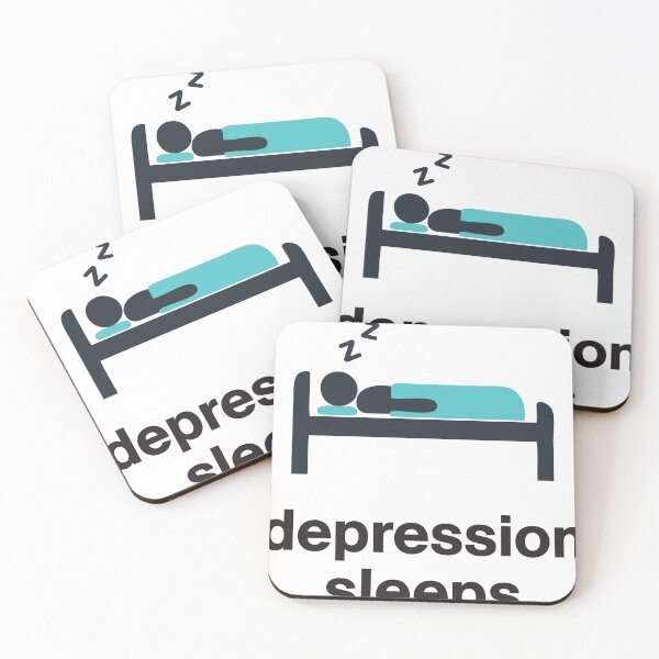 Item preview, Depression Sleeps designed and sold by UnspoiltTees.