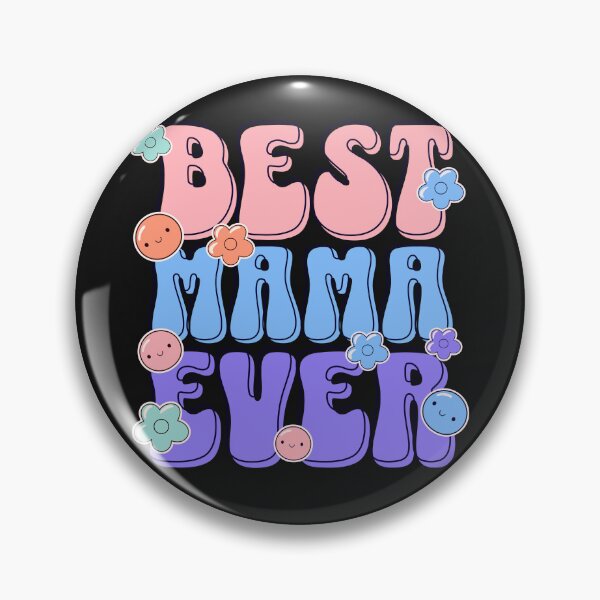 Item preview, Best Mama Ever Retro Groovy Pastel Mom Design designed and sold by Tsugraf Designs.