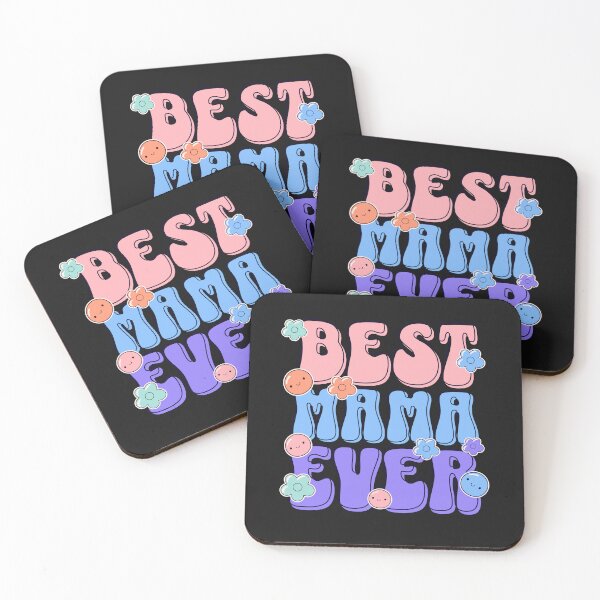 Item preview, Best Mama Ever Retro Groovy Pastel Mom Design designed and sold by Tsugraf Designs.