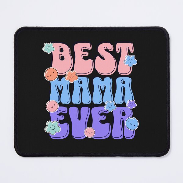 Item preview, Best Mama Ever Retro Groovy Pastel Mom Design designed and sold by Tsugraf Designs.