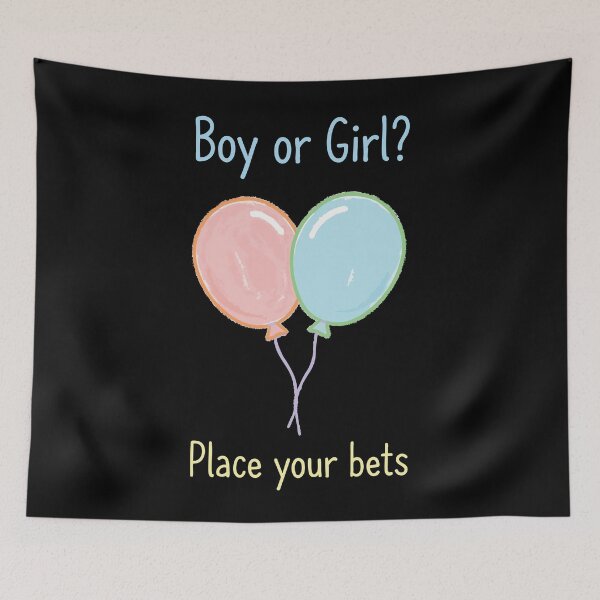 Item preview, Gender Reveal Boy Or Girl Place Your Bets Baby designed and sold by LuminOrb.