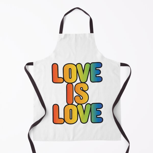 Item preview, Love Is Love Rainbow LGBTQ Pride Typography designed and sold by WillandWent.