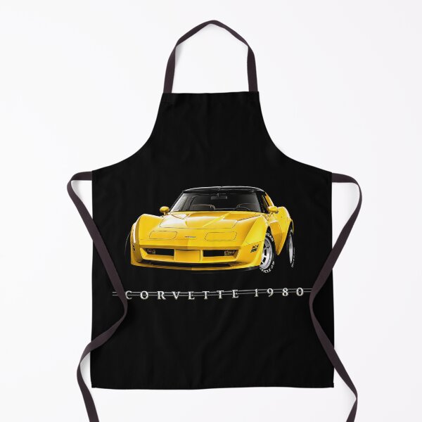 Item preview, 1980 Yellow Corvette C3 – Retro Performance Poster Style Ad Artwork designed and sold by Stinky Lincy's Apparel Company.