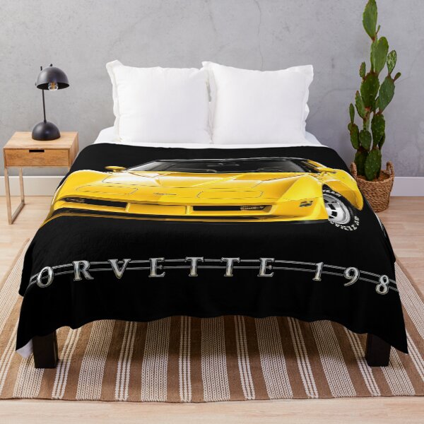 Item preview, 1980 Yellow Corvette C3 – Retro Performance Poster Style Ad Artwork designed and sold by Stinky Lincy's Apparel Company.