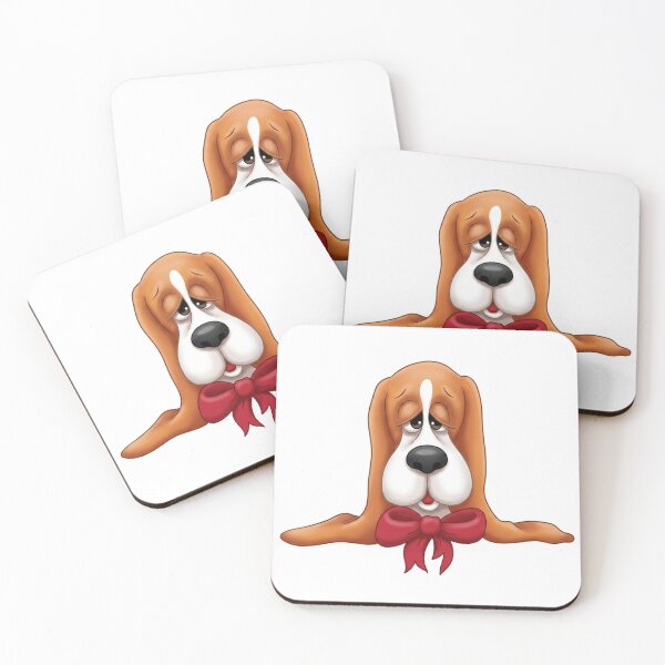 Artikelvorschau, Basset Hound-Karikatur entworfen und verkauft von PaintedbyCarol.