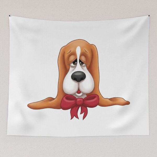 Artikelvorschau, Basset Hound-Karikatur entworfen und verkauft von PaintedbyCarol.