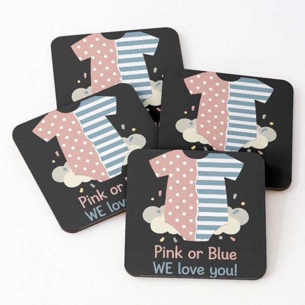 Item preview, Gender Reveal Pink Or Blue We Love You Baby Shower designed and sold by LuminOrb.