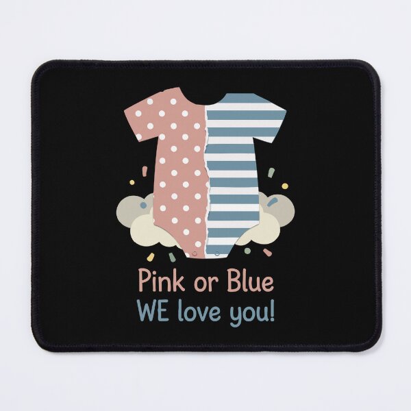 Artikelvorschau, Gender-Reveal-Party: Rosa oder Blau? Wir lieben dich! entworfen und verkauft von LuminOrb.