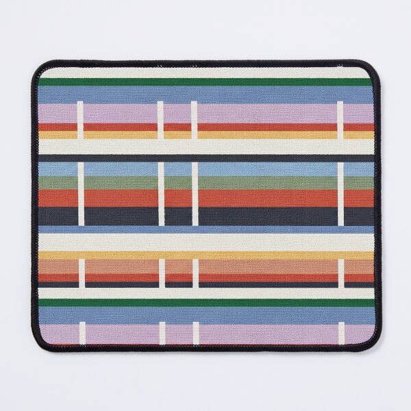 Item preview, Colorful Woven Stripe Pattern Rug Texture – Modern Geometric Textile Design designed and sold by Timegraf.