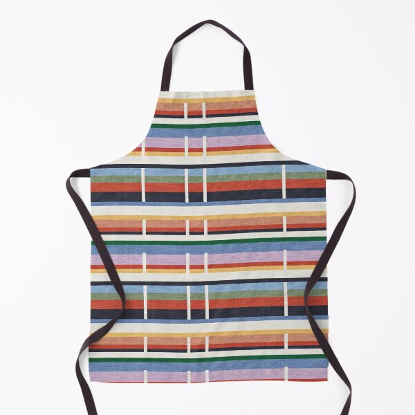 Aperçu de l'œuvre Colorful Woven Stripe Pattern Rug Texture – Modern Geometric Textile Design créée et vendue par Timegraf.