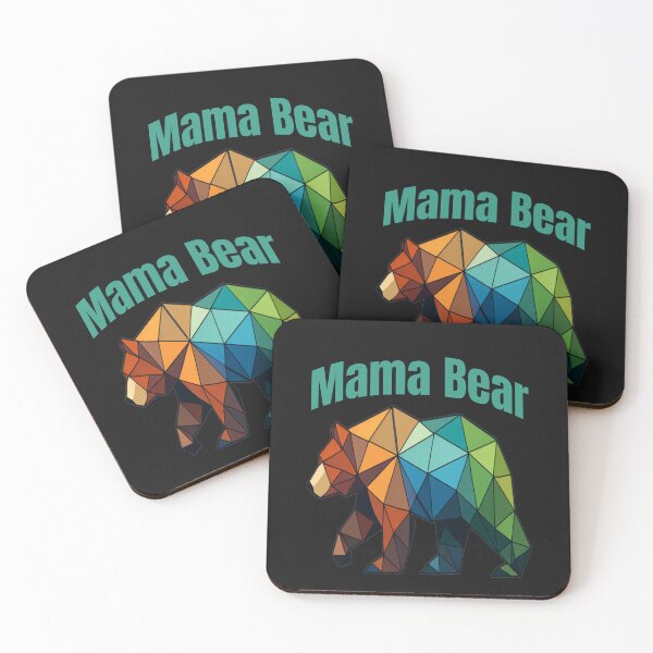 Item preview, Geometric Mother Forest Animal Abstract Art designed and sold by Tsugraf Designs.