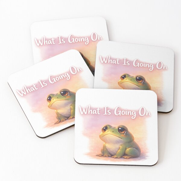 Item preview, Sad Frog Sunset – What Is Going On Meme Design designed and sold by Modefissi.