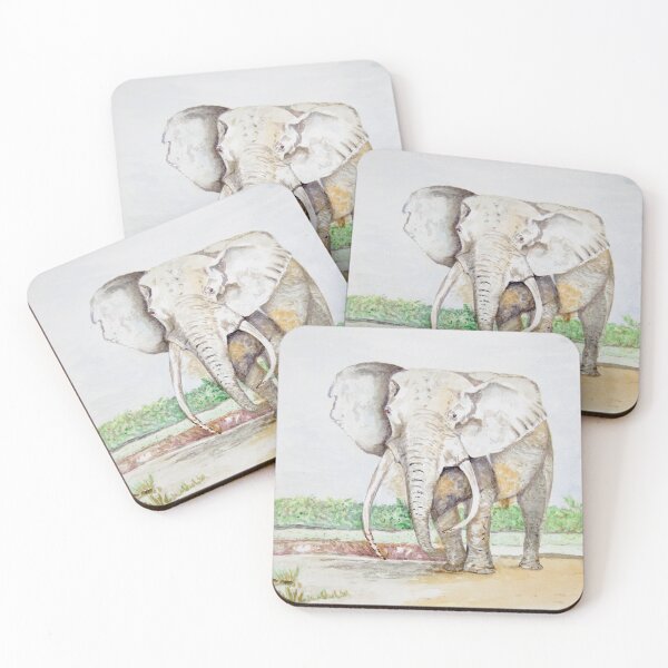 Item preview, Majestic Elephant kicking up dirt. designed and sold by rwhite4me.