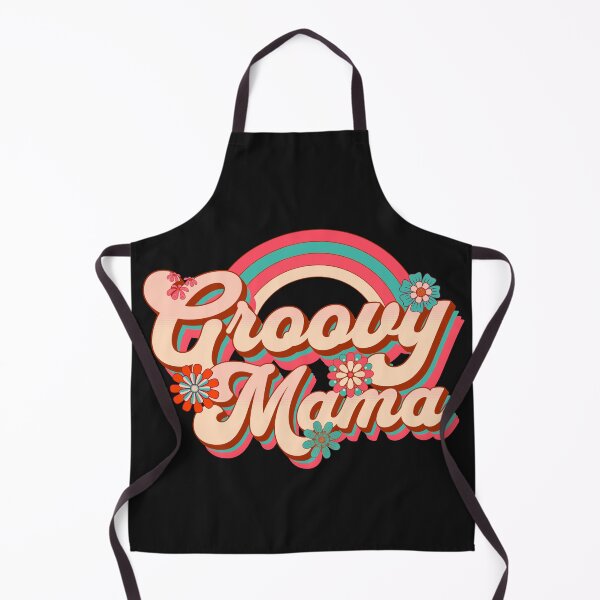 Item preview, Diseño floral arcoíris retro de los 70 de Groovy Mama designed and sold by Tsugraf Designs.