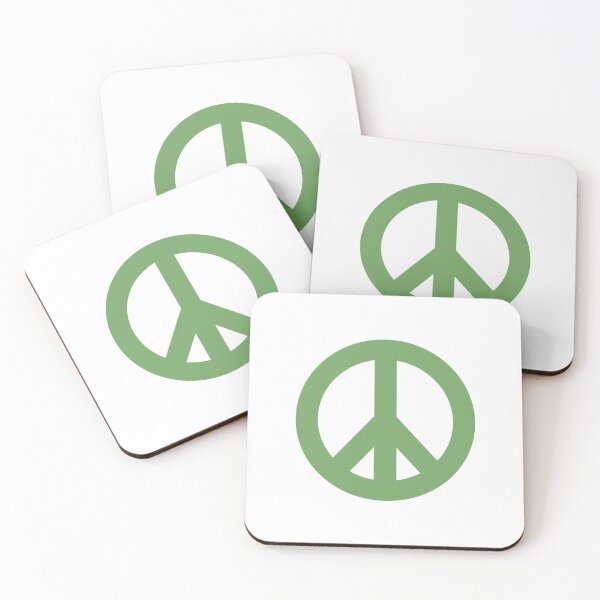 Item preview, Peace sign - green designed and sold by Inspirationmotivation.