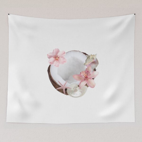 Aperçu de l'œuvre Coconut and flowers créée et vendue par Melnzt-designs.