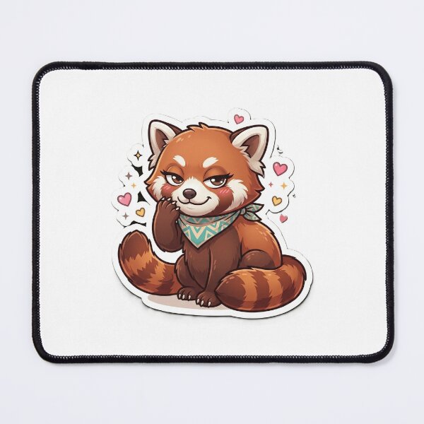 Item preview, Mischievous Charm: The Flirty Red Panda designed and sold by Prism-Bubble.