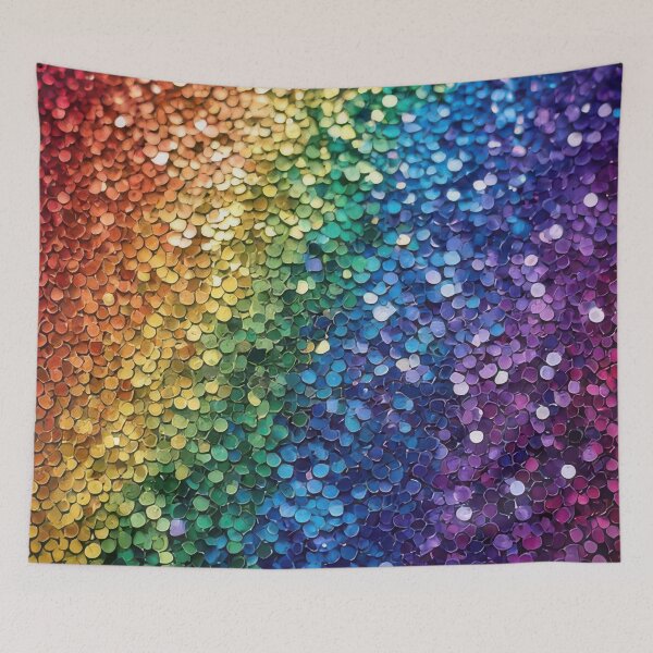 Item preview, Rainbow Sequins Glitter Sparkle designed and sold by Tau Tia L Douglass.