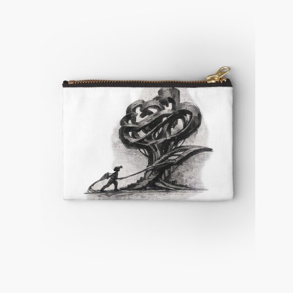 Item preview, The Root of Resilience - Black and White Abstract Tree Sketch designed and sold by InnerwayStudio.