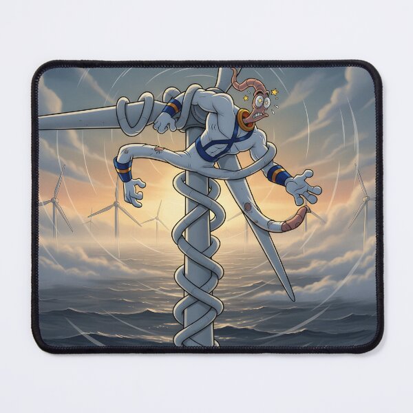 Item preview, Intergalactic Earthworm vs. The Windmill designed and sold by MarineIndustry.