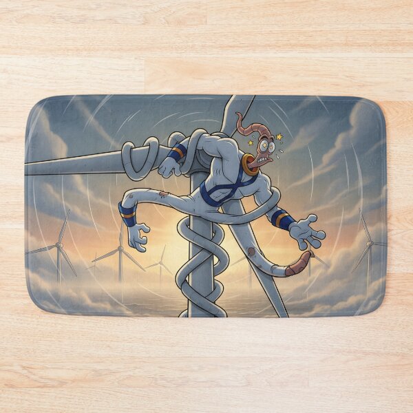 Item preview, Intergalactic Earthworm vs. The Windmill designed and sold by MarineIndustry.