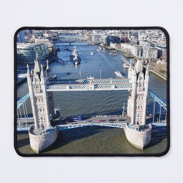 Item preview, London's Tower Bridge, seen close up by drone, with the city behind. designed and sold by Drone Filming Hertfordshire.