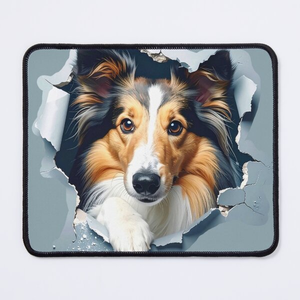 Item preview, Adoration in Art – Loving Sheltie Portrait Illustration designed and sold by The Digital Compass.