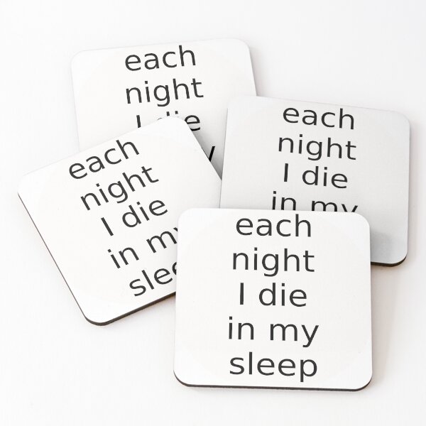 Item preview, each night I die in my sleep (hat) designed and sold by low-income formerly unhoused person with disability .