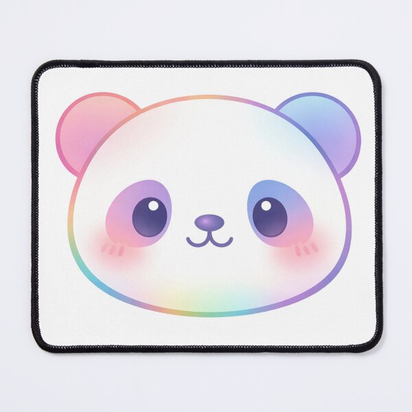 Item preview, Cute Rainbow Panda Face Kawaii Pastel Colorful Panda designed and sold by Owcomm.